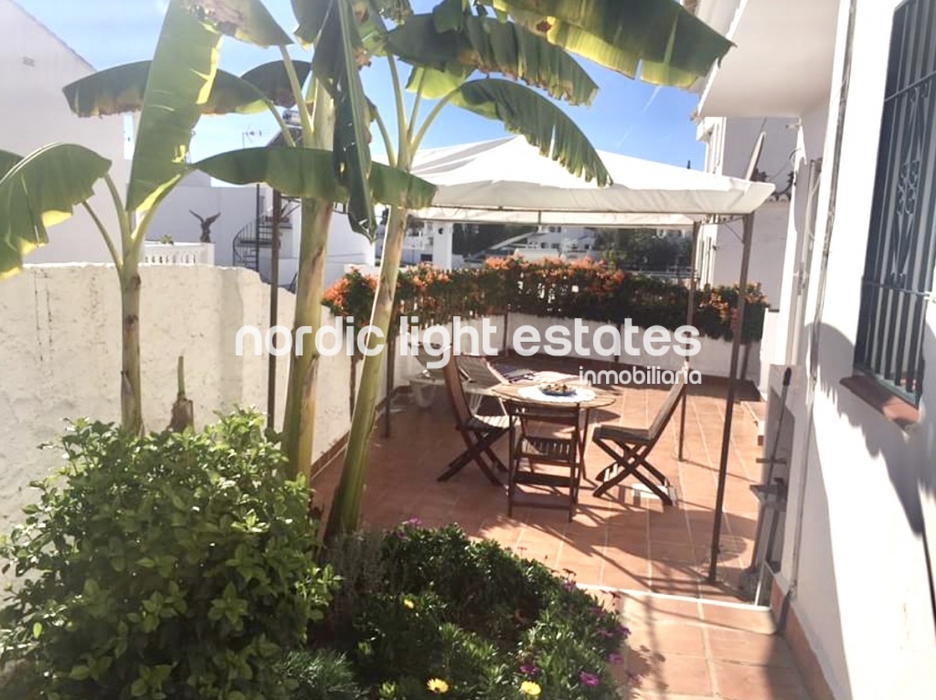 Piso en planta baja con gran terraza