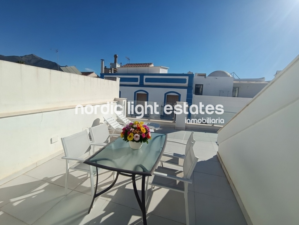 Ático en el centro con gran terraza privada