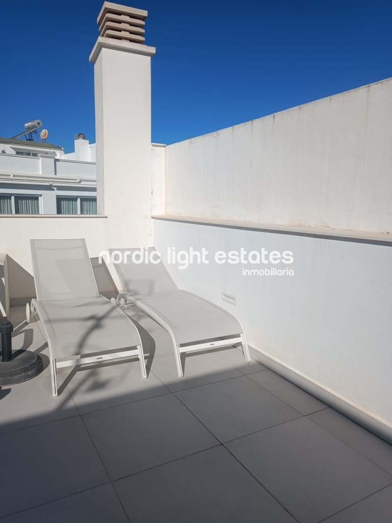 Ático en el centro con gran terraza privada
