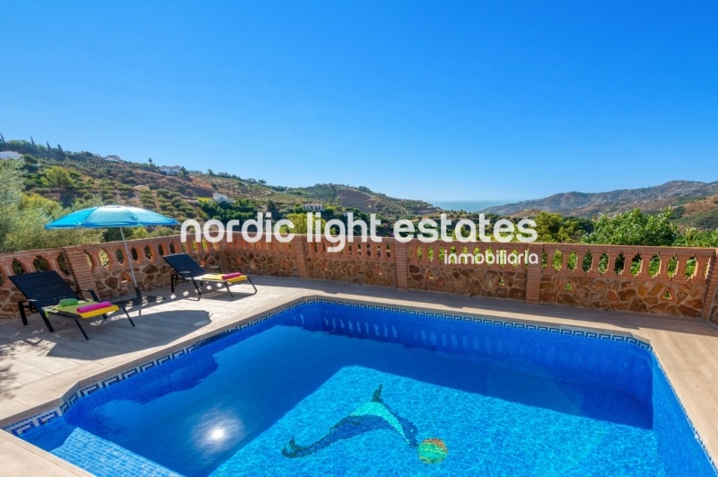 Splendid villa close to Frigiliana. Winter let