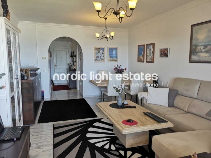 Beachfront apartment with parking space and store room