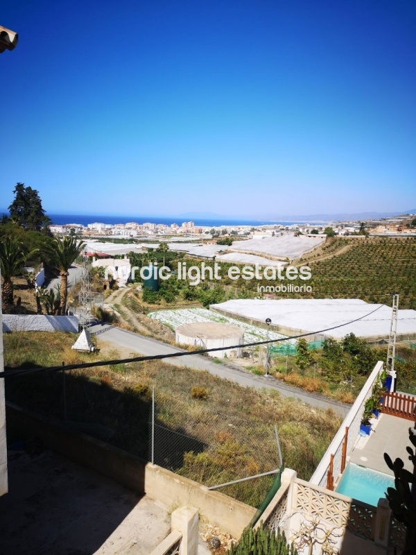 Good sized villa with pool and sea views in Torrox Costa