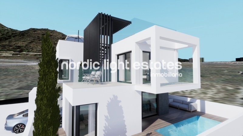 Nueva construcción. Vida moderna en Fuente del Badén, Nerja. Villa de lujo