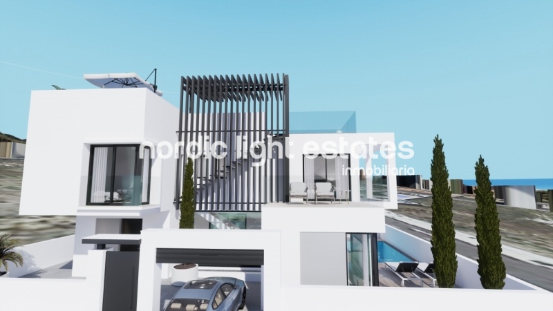 Nueva construcción. Vida moderna en Fuente del Badén, Nerja. Villa de lujo