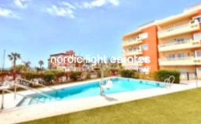 Apartment second line from the sea with parking space and storage room in Torrox Costa