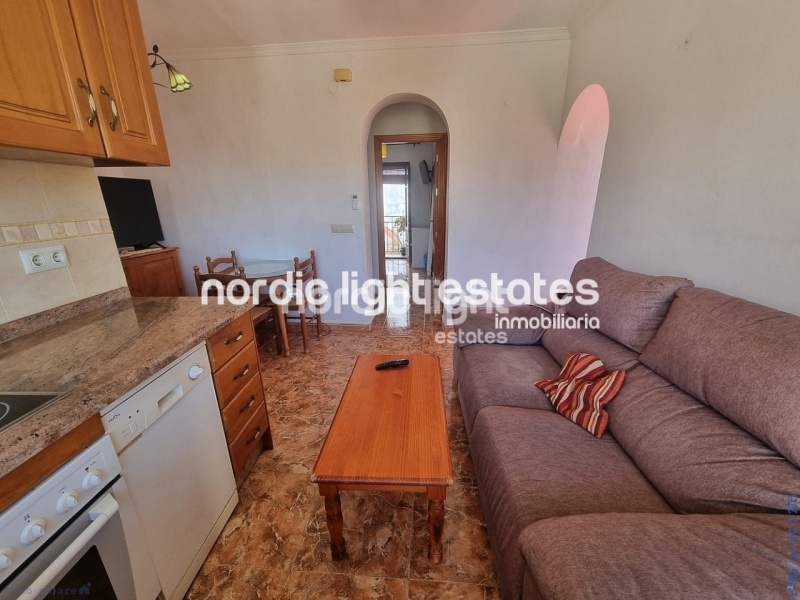 Apartment with exceptional outdoor areas in the center of Frigiliana