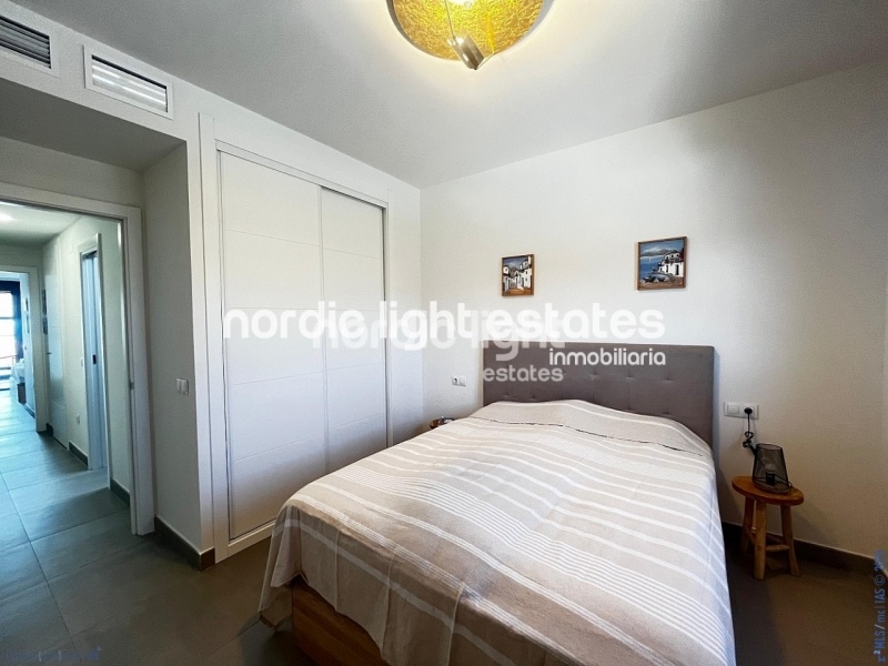 Ultra modern almost new apartment with parking space and store room in Algarrobo Costa 