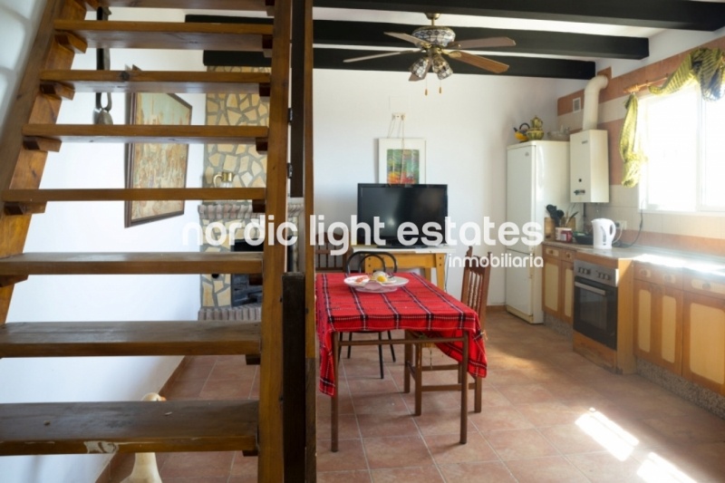 Country house with fantastic panorama sea view in Almayate Alto