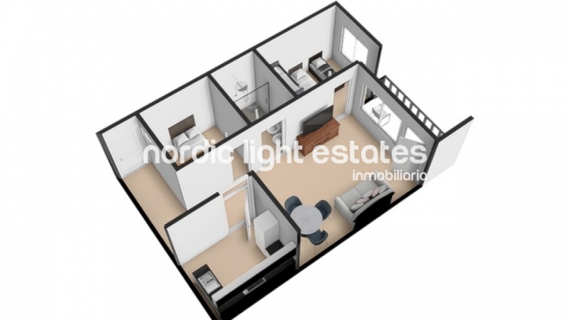 Apartamento a solo 5 minutos a pie de la playa Burriana 