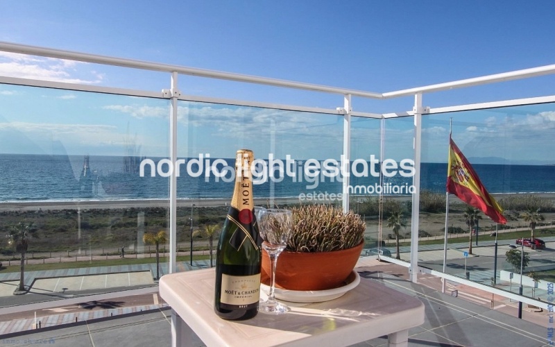 Luxury beachfront penthouse in Duna Beach