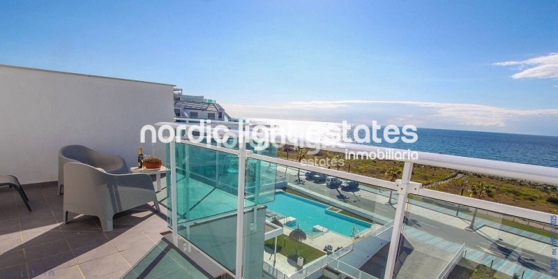 Luxury beachfront penthouse in Duna Beach