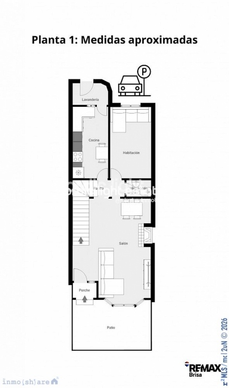 Bonita casa adosada en una urbanización