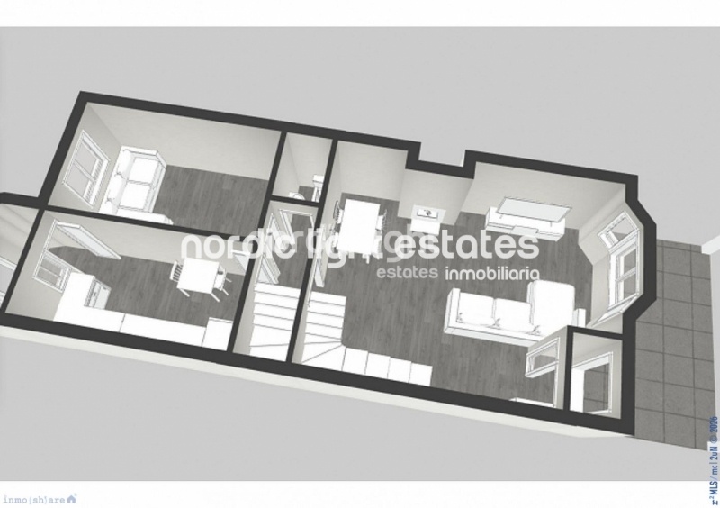 Bonita casa adosada en una urbanización