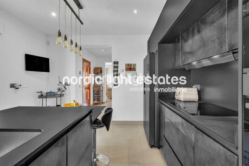 Contemporary luxury villa with several lounges 