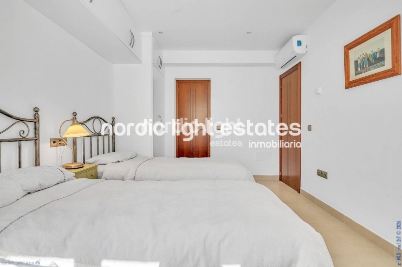 Contemporary luxury villa with several lounges 