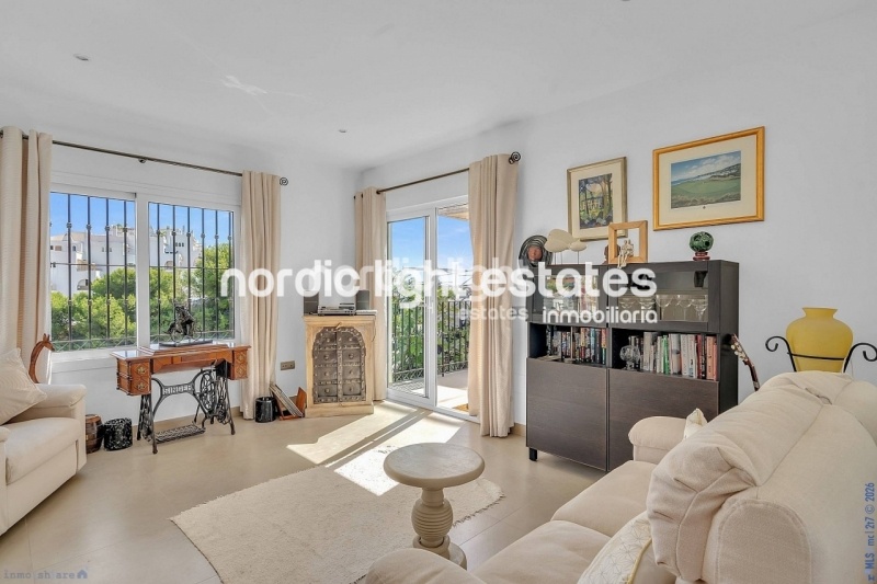 Contemporary luxury villa with several lounges 