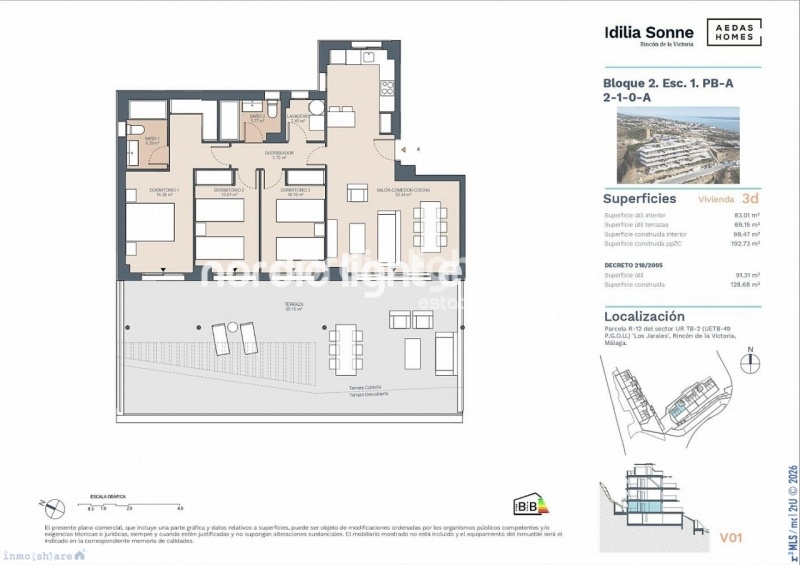 Impresionate apartamento a estrenar con vistas panorámicas al mar