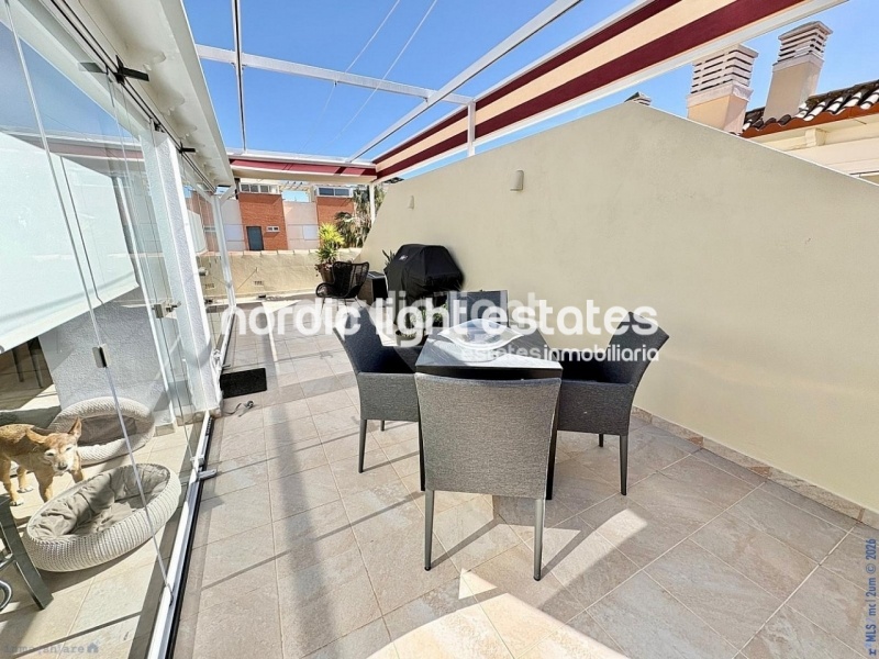 Luxury modern penthouse with a 140 sqm terrace