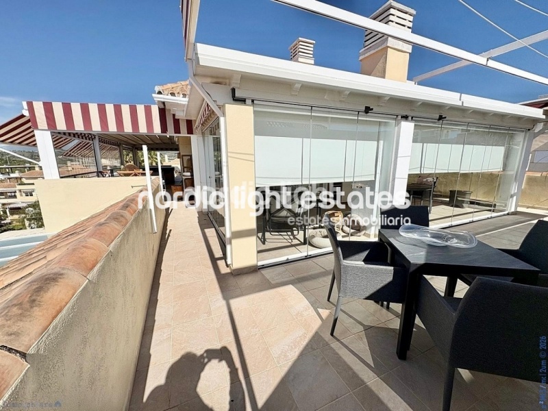 Luxury modern penthouse with a 140 sqm terrace