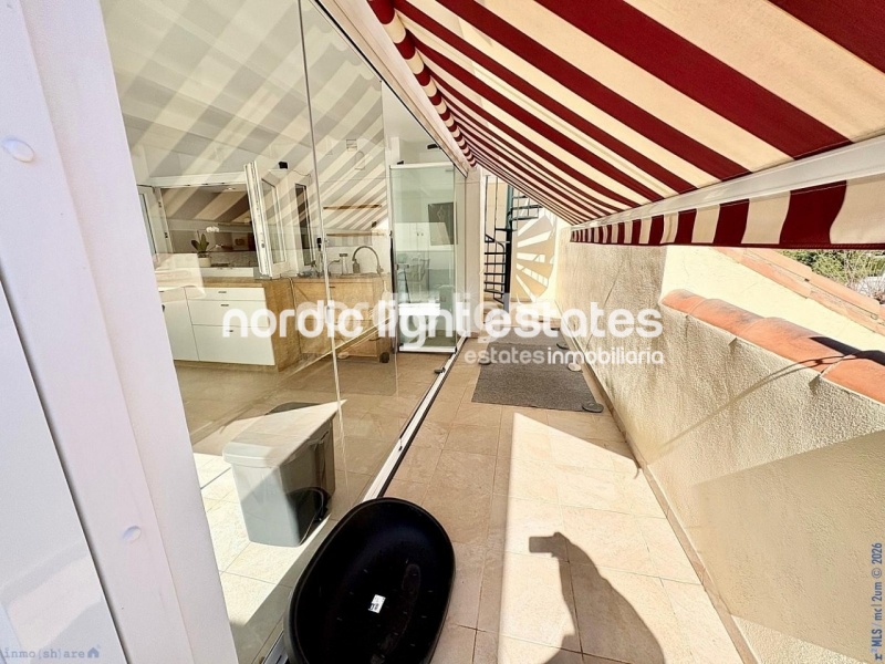 Luxury modern penthouse with a 140 sqm terrace