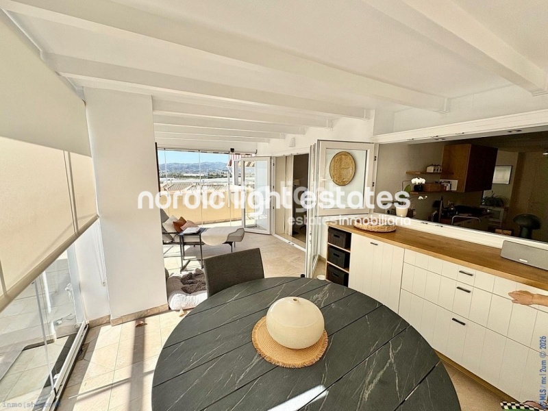 Luxury modern penthouse with a 140 sqm terrace
