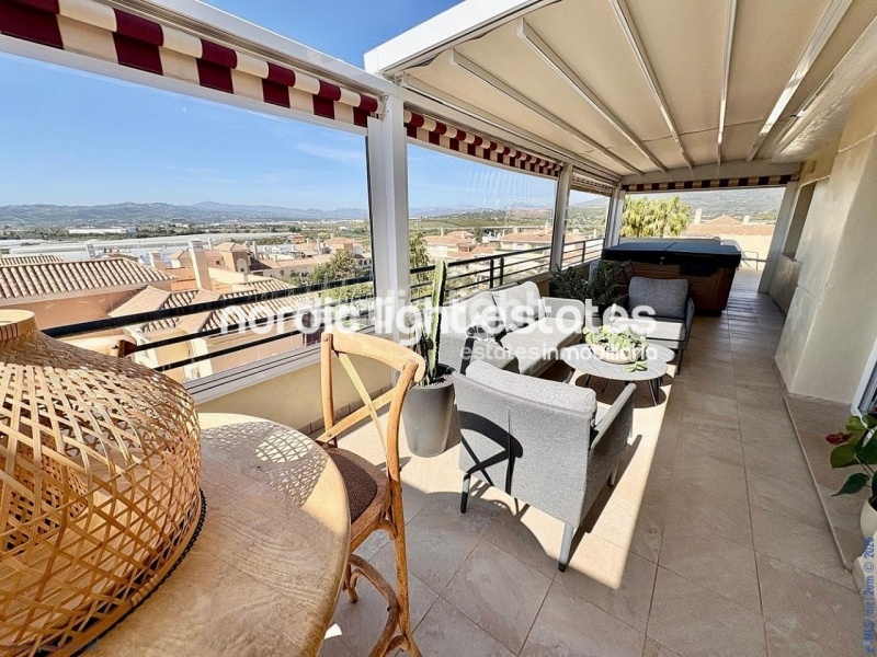 Luxury modern penthouse with a 140 sqm terrace