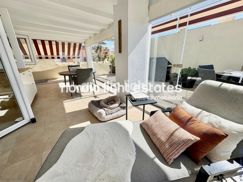 Luxury modern penthouse with a 140 sqm terrace