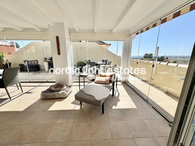 Luxury modern penthouse with a 140 sqm terrace