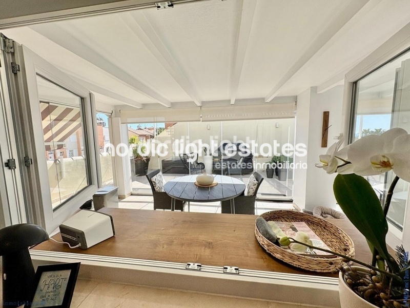 Luxury modern penthouse with a 140 sqm terrace