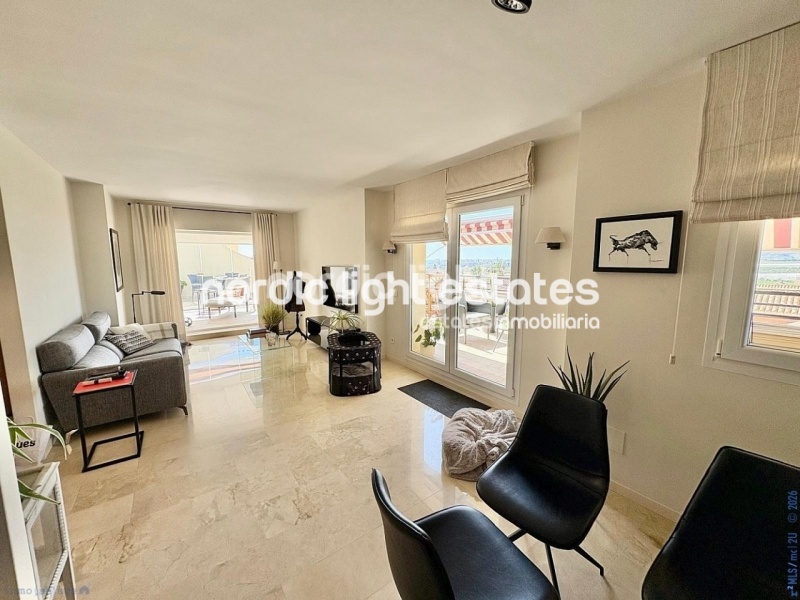 Luxury modern penthouse with a 140 sqm terrace