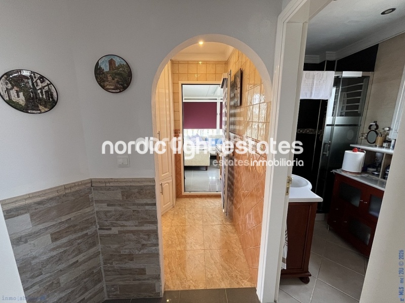 Acogedor ático con gran terraza y cochera