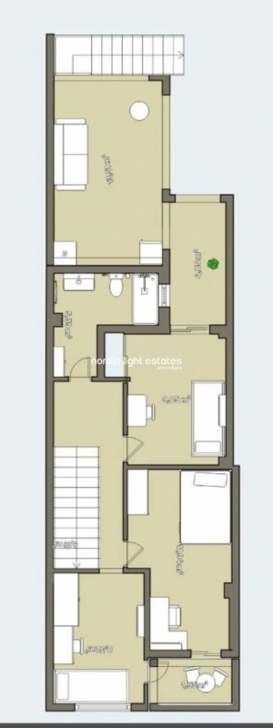 Elegant fully renovated townhouse in Huelin