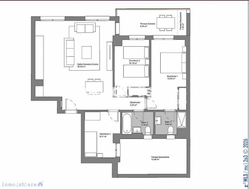 Exclusive new development. Pool, parking space and store room