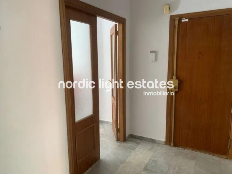 Flat in need of renovation. Poll, parking space, store room