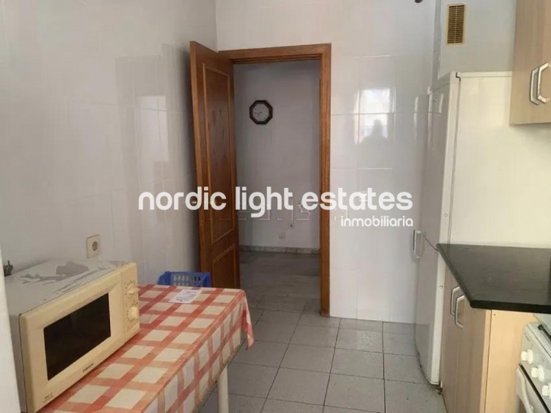 Flat in need of renovation. Poll, parking space, store room
