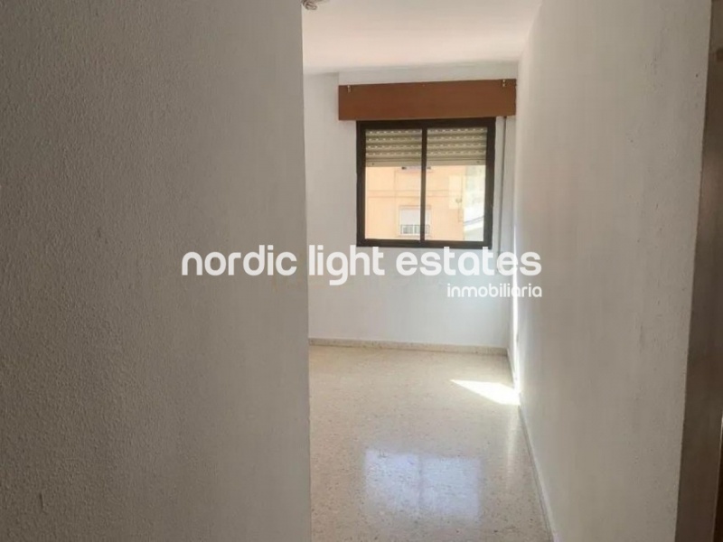 Flat in need of renovation. Poll, parking space, store room