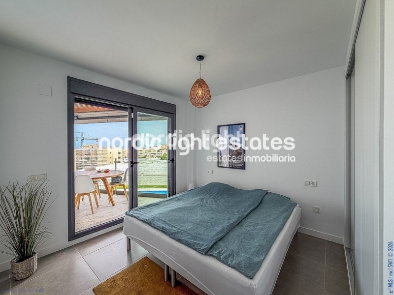Excellent apartment with parking space, store room and pool